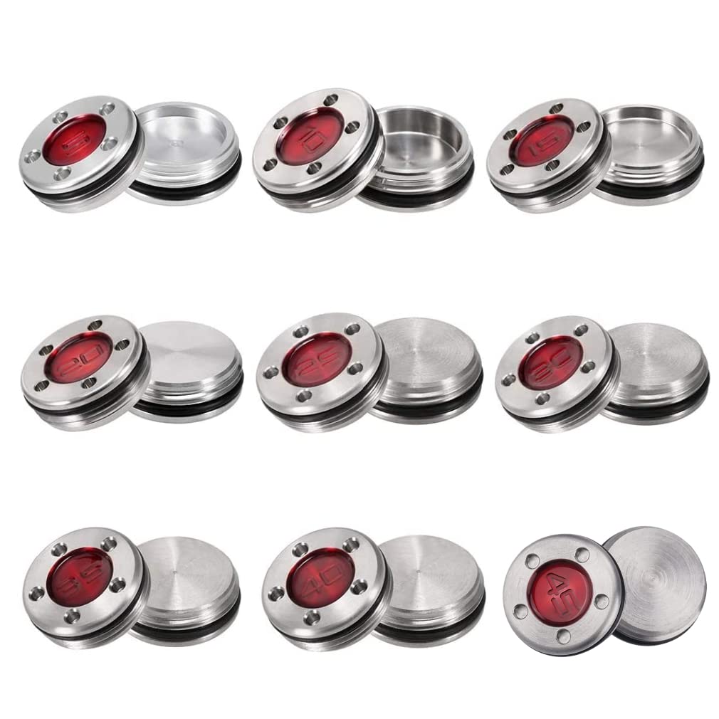Roymade Golf Weights For Scotty Cameron Putter 5G/10G/15G/20G/25G/30G/35G/40G/45G 1 Pair (2Pcs) Red Golf Club Head Weights For S