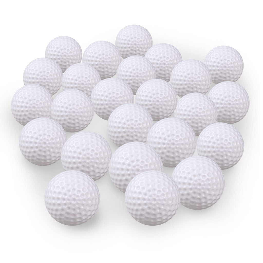 Kofull Golf Practice Balls, Hollow Golf Plastic Balls For Indoor Training -Pack Of 50 Pcs (White)