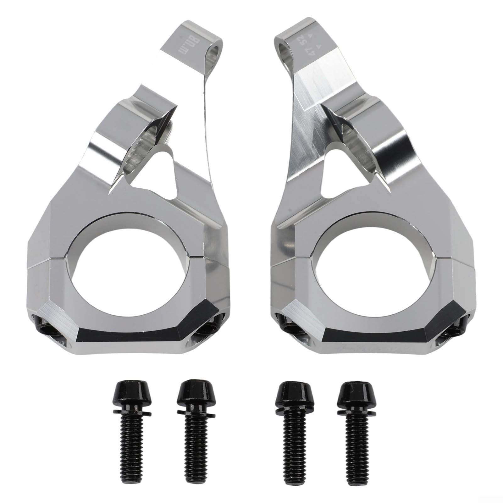 Direct Mount Stem, 31.8mm CNC 6061 Aluminum Alloy, 2 Pieces Lightweight Split Design for Dual Crown Forks DH Mountain Bike, Comp