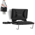 VEVOR Stadium Seat, Folding Bleacher Chair with Back Support and Thick Cushion, Padded Stadium Seat for Bleacher Includes Should