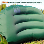 Ryno Tuff Inflatable Nylon Outdoor Camping Pillow For Neck Lumbar Support - Insulated Lightweight Inflatable Travel Pillow For C