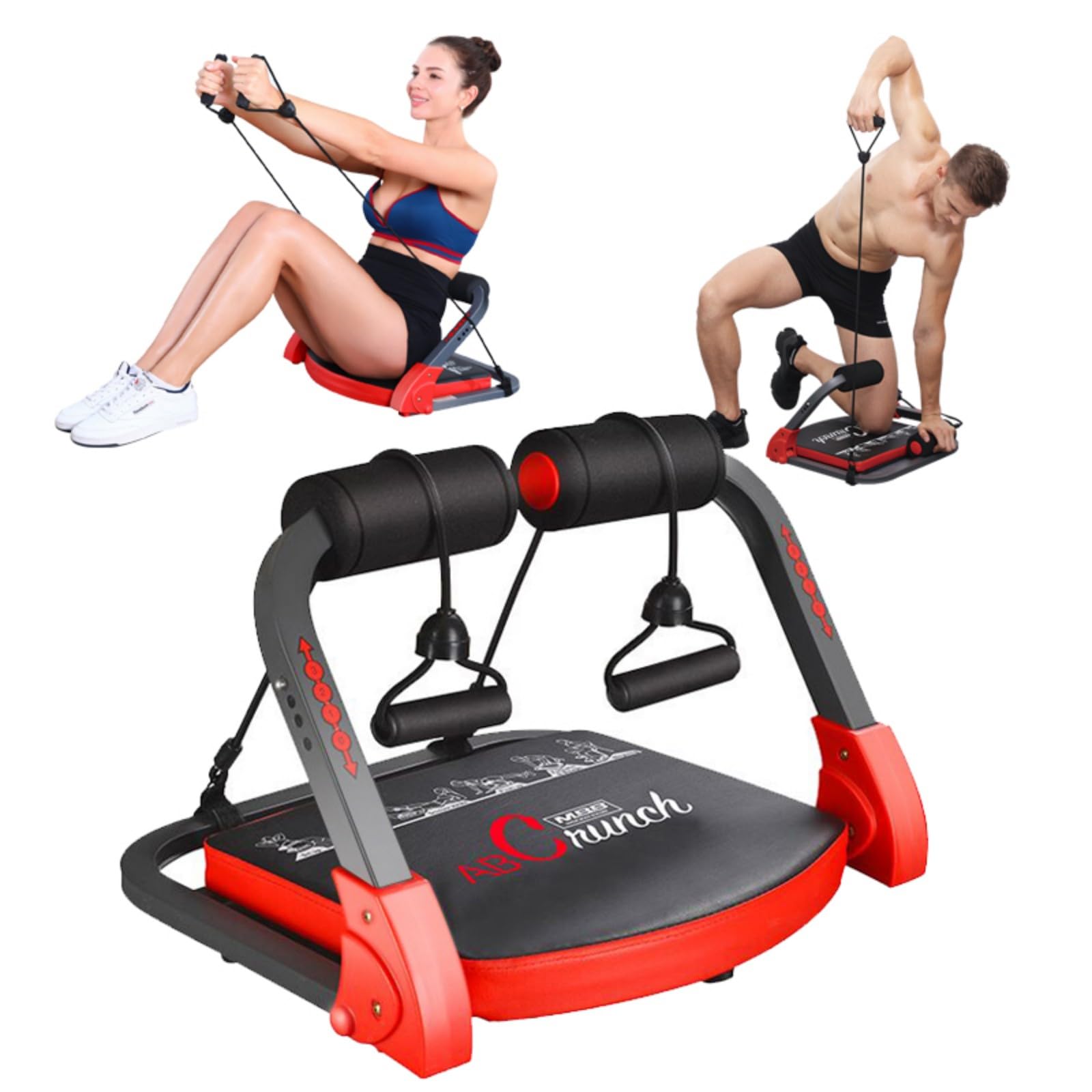 Ab Machine Ab Workout Equipment Sit Up Machine & Exercise Equipment Ab Crunch Machine for Stomach Workout Ab Core Trainer Abdomi
