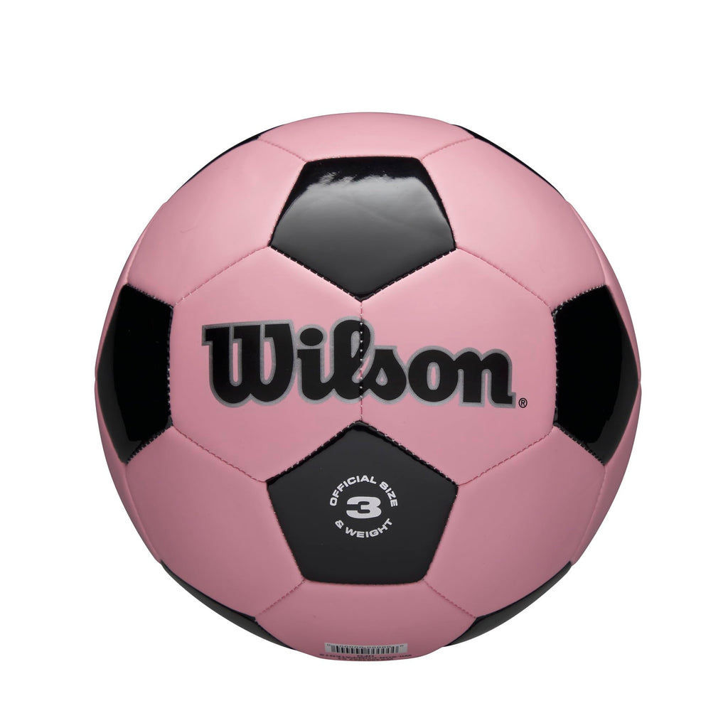 Wilson Traditional Soccer Ball - Size 3, Pink/Black
