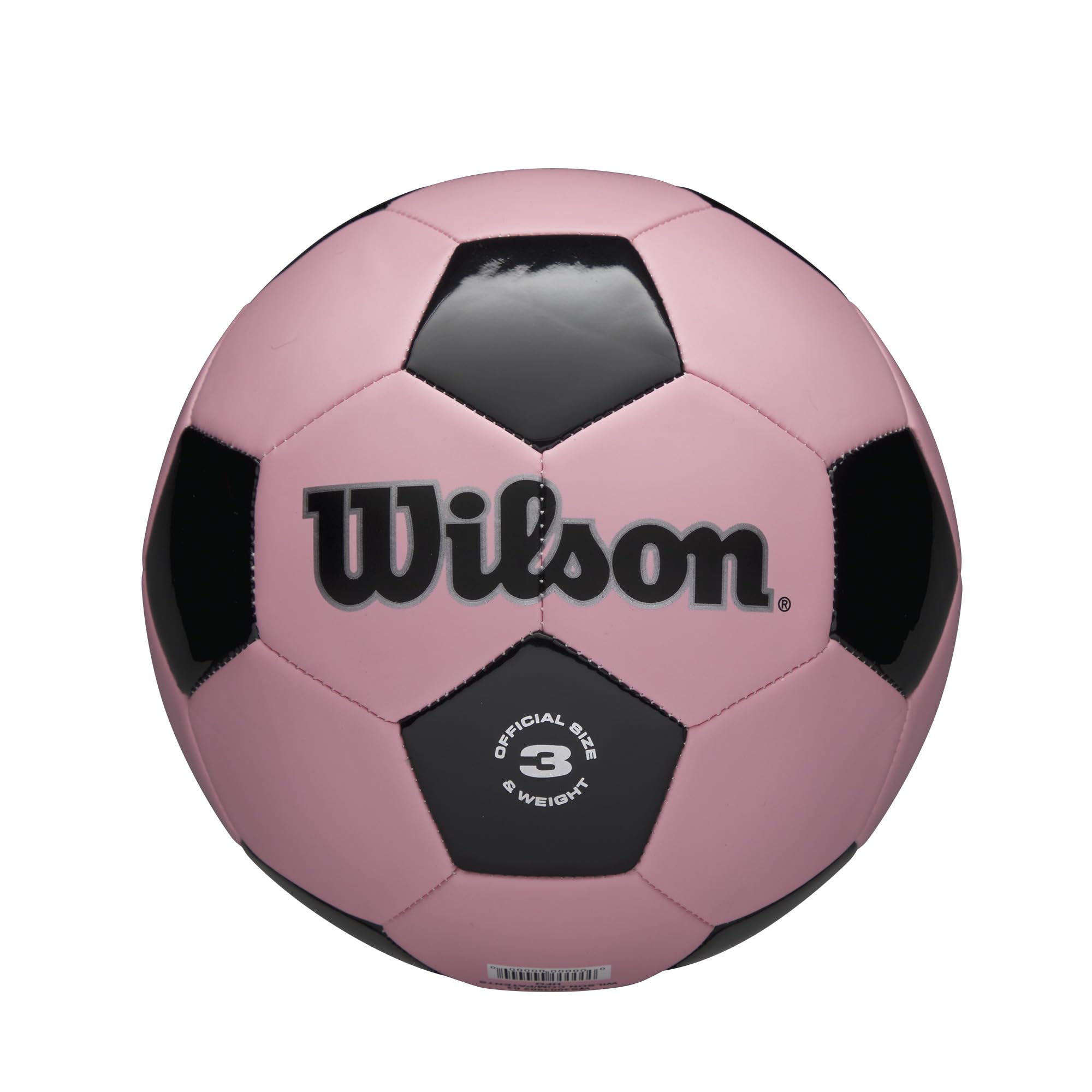 Wilson Traditional Soccer Ball - Size 3, Pink/Black
