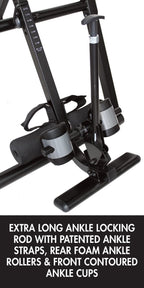Health Gear Itm5500 Advanced Technology Inversion Table With Vibro Massage & Heat - Heavy Duty Up To 300 Lbs., Black/Red