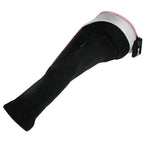 Andux 4Pcs/Set Golf 460Cc Driver Wood Club Head Covers Long Neck With Interchangeable No. Tags Pink
