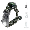 Nvioasport 20 In 1 Paracord Bracelet, Survival Whistle, Perfect For Camping, Hiking,Survival Bracelet
