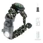 Nvioasport 20 In 1 Paracord Bracelet, Survival Whistle, Perfect For Camping, Hiking,Survival Bracelet