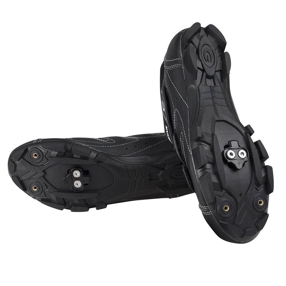 Bv Bike Cleats - Compatible With Shimano Spd & Look X-Track Pedals For Spinning, Indoor Cycling, And Mountain Biking - Easy Clea