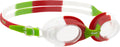 Cressi Seahorse Green/White/Red Adjustable Swim Goggles