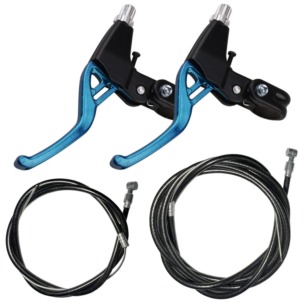 Lomodo 6 Pieces Bicycle Brake Accessories Including 2 Pack Aluminium Alloy?Brake Levers (2.2 Cm In Diameter) And 2 Pair V Brake