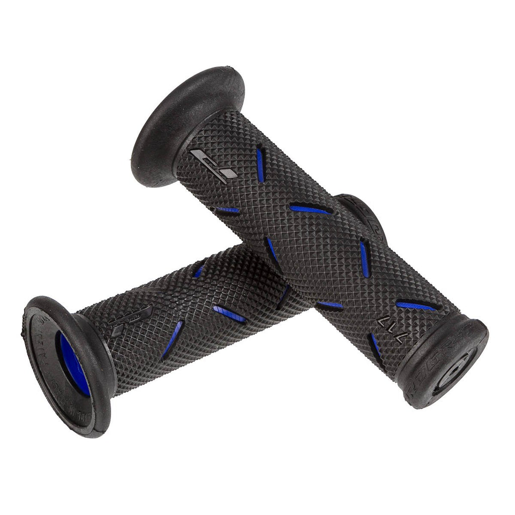 Progrip 717Blackblue 717 Superbike Grips,Black/Blue