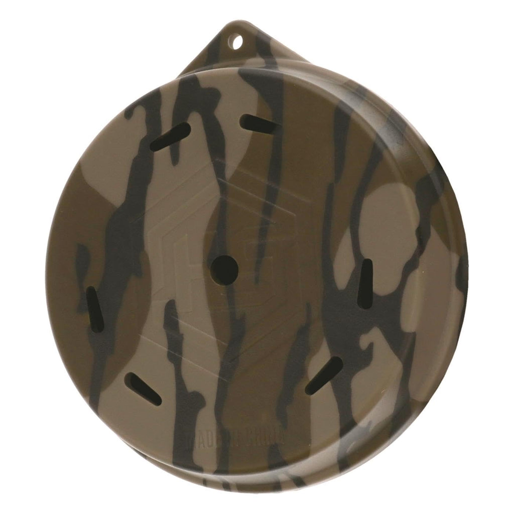Hunters Specialties Camo Cutt'R Slate Mossy Oak Bottomland Pot Call - Realistic Turkey Vocals Pot Game Call