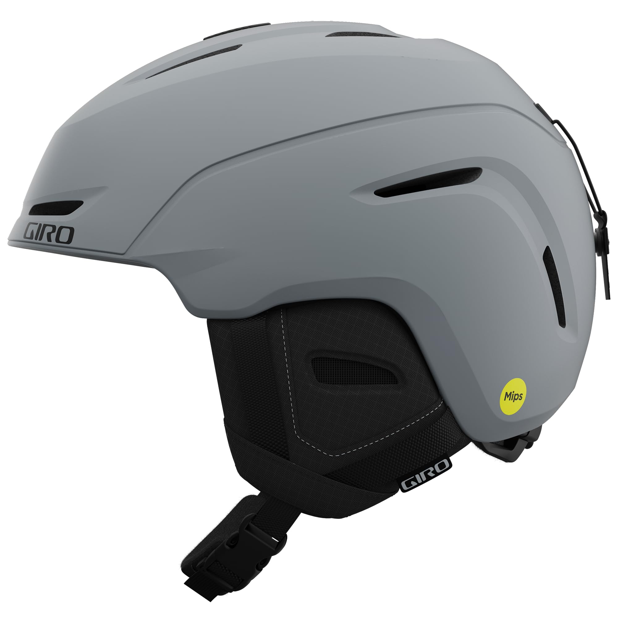 Giro Neo Jr. MIPS Kids Ski Helmet - Snowboard Helmet for Youth, Boys & Girls - Matte Black/Lenticular - S (52-55.5cm)