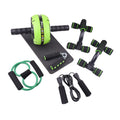 bnf Abs Roller Wheel Indoor Fitness Equipment Set Home Gym Workout Chest Expander Green | Fitness, Running & Yoga | Fitness Equi