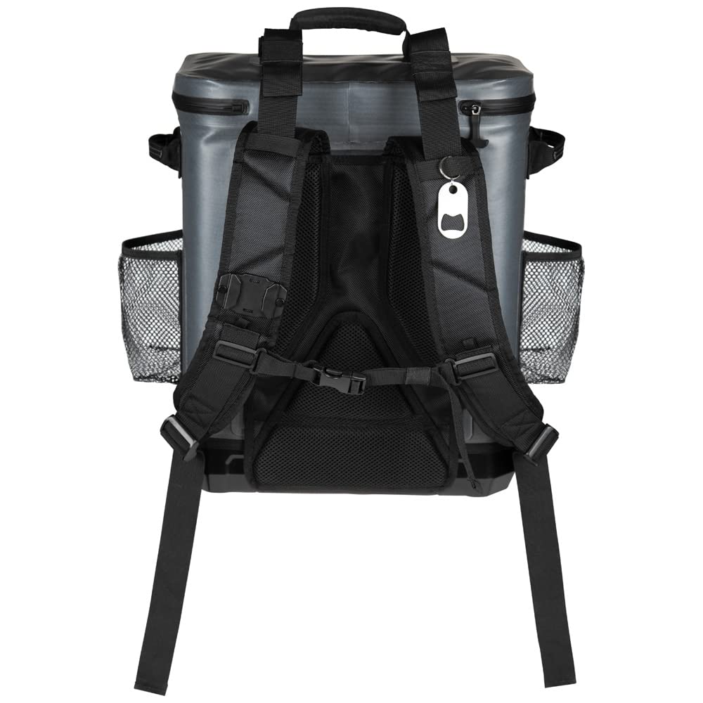 Klein Tools 62810Bpclr Cooler Backpack, 30 Cans Insulated Backpack Cooler, Rugged Bottom, Ideal For Jobsite, Hunting, Camping Or