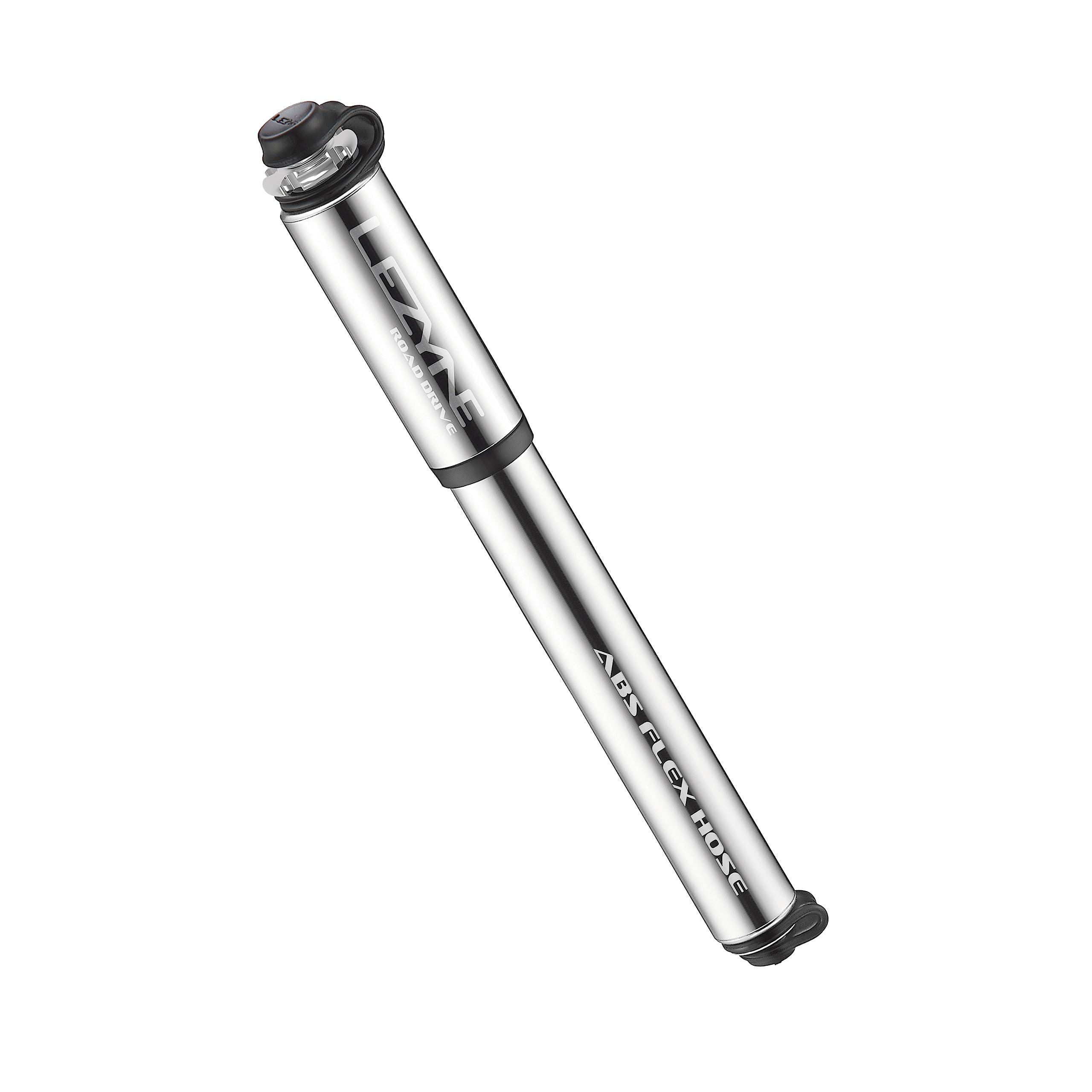 Lezyne Road Drive Compact Hand Pump For Road And Mountain Biking, Large - Silver