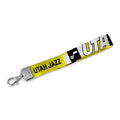 Rico Industries Nba Basketball Utah Jazz Wrist Lanyard Key Chain, Cute Wristlet Strap Keychain Holder For Women Men Car Keys Id