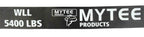 Mytee Products Winch Straps 4 X 30 Black Heavy Duty Tie Down Wflat Hook Wll 5400 Lbs  4 Inch Cargo Control For Flatbed Truck Uti