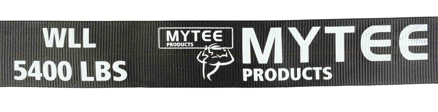 Mytee Products Winch Straps 4 X 30 Black Heavy Duty Tie Down Wflat Hook Wll 5400 Lbs  4 Inch Cargo Control For Flatbed Truck Uti