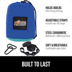 Gorilla Grip Durable Portable Camping Hammock, Holds 400Lbs With Heavy Duty Tree Straps, Comfortable Travel Swing, Camp Hammocks