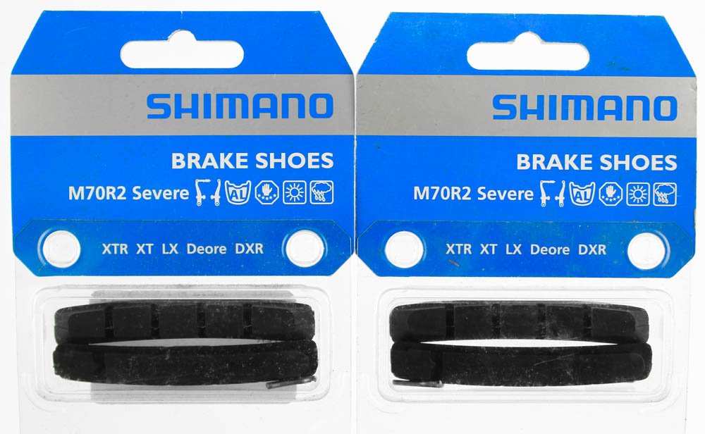 Shimano M70R2 Severe Condition V-Brake Pads Pair