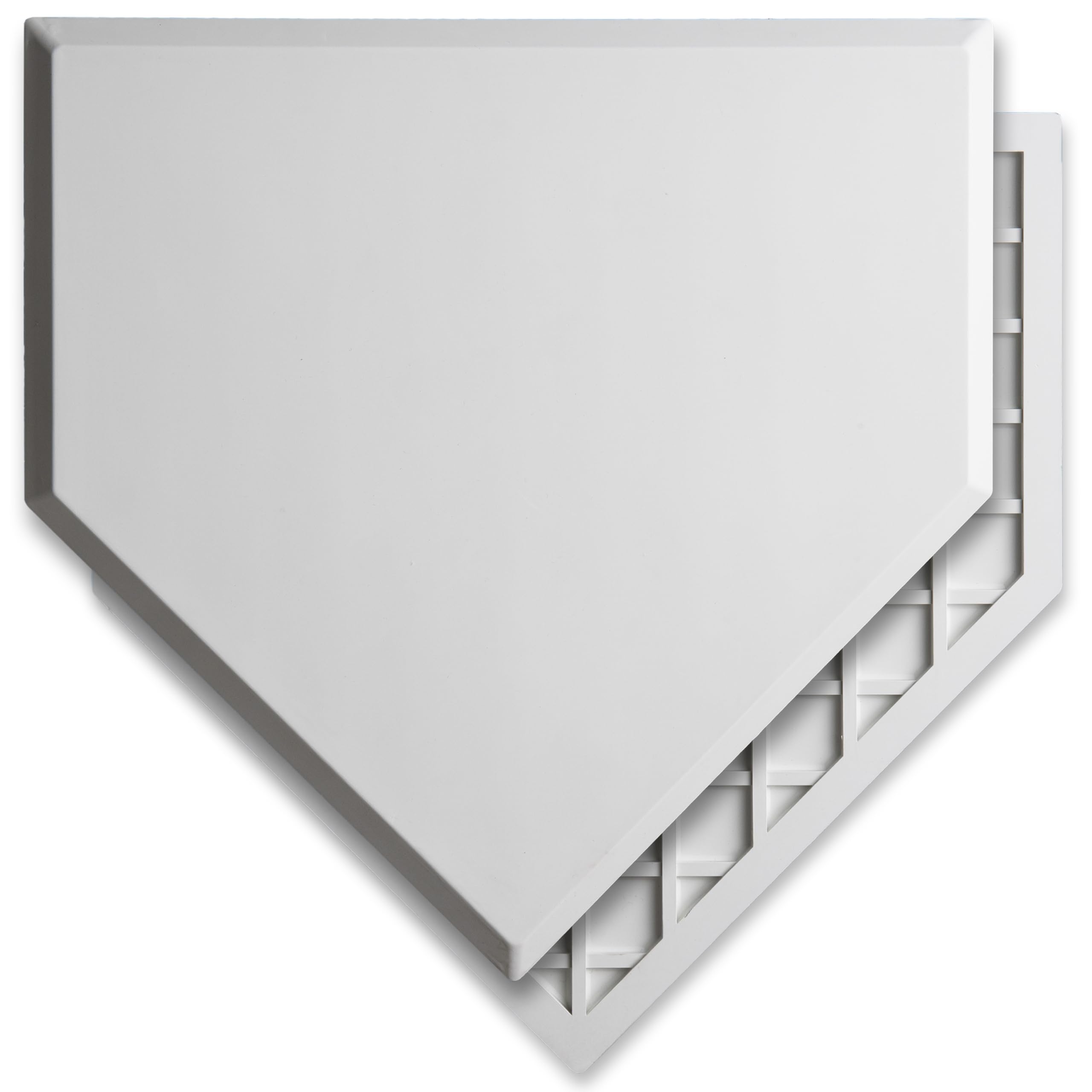 GoSports Baseball & Softball Home Plate - Heavy-Duty Rubber Throw Down Base with Waffle Bottom
