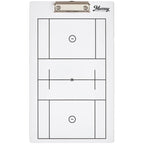 Murray Sporting Goods Dry Erase Coaches Clipboard | Double-Sided Dry Erase White Board (Lacrosse)