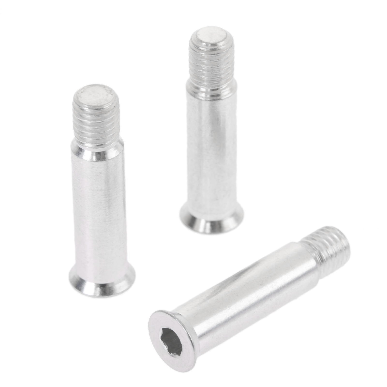 Muxsam Inline Skate Axle Screws For Wheel Fastening, 8-Pack Steel Rollerblade Wheel Screws Replacements, Od 0.31''/8Mm Bolt Fitt