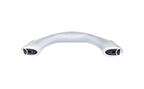 Attwood 2050-5 Ergonomic One-Piece Vinyl Grab Handle, White Finish