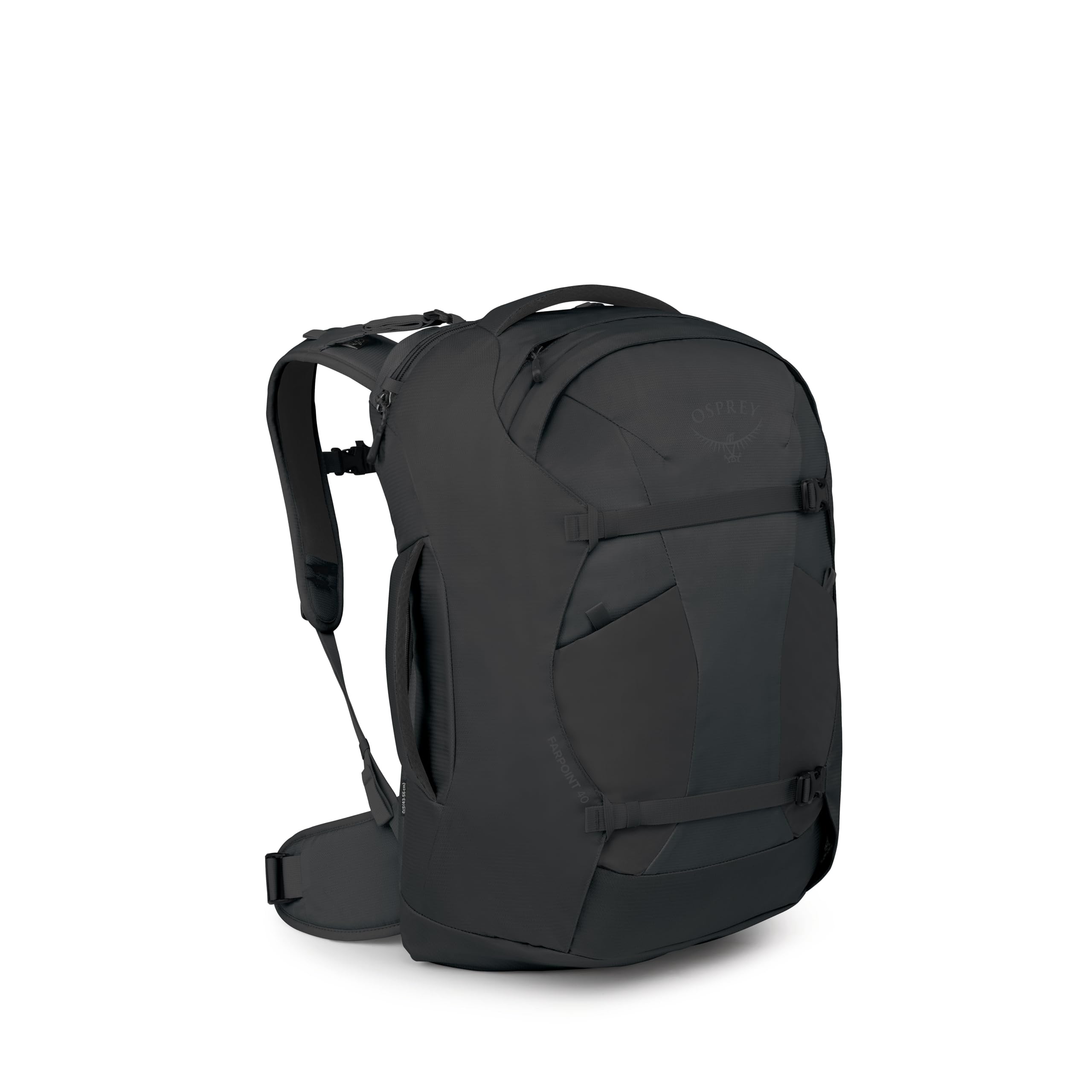 Osprey Farpoint 40L Mens Travel Backpack - Carry On Bag with Laptop Sleeve and Toiletry Pocket, Black