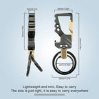 Exsun 2Pcs Keychains, Key Chains For Carabiner Keychain Car Key Chain Bottle Opener Keychain For Men And Women (Gold+Silver)