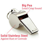 Hipat Whistle, 12 Packs Sports Whistles With Lanyard, Loud Crisp Sound Whistle Bulk Ideal For Coaches, Referees, And Officials