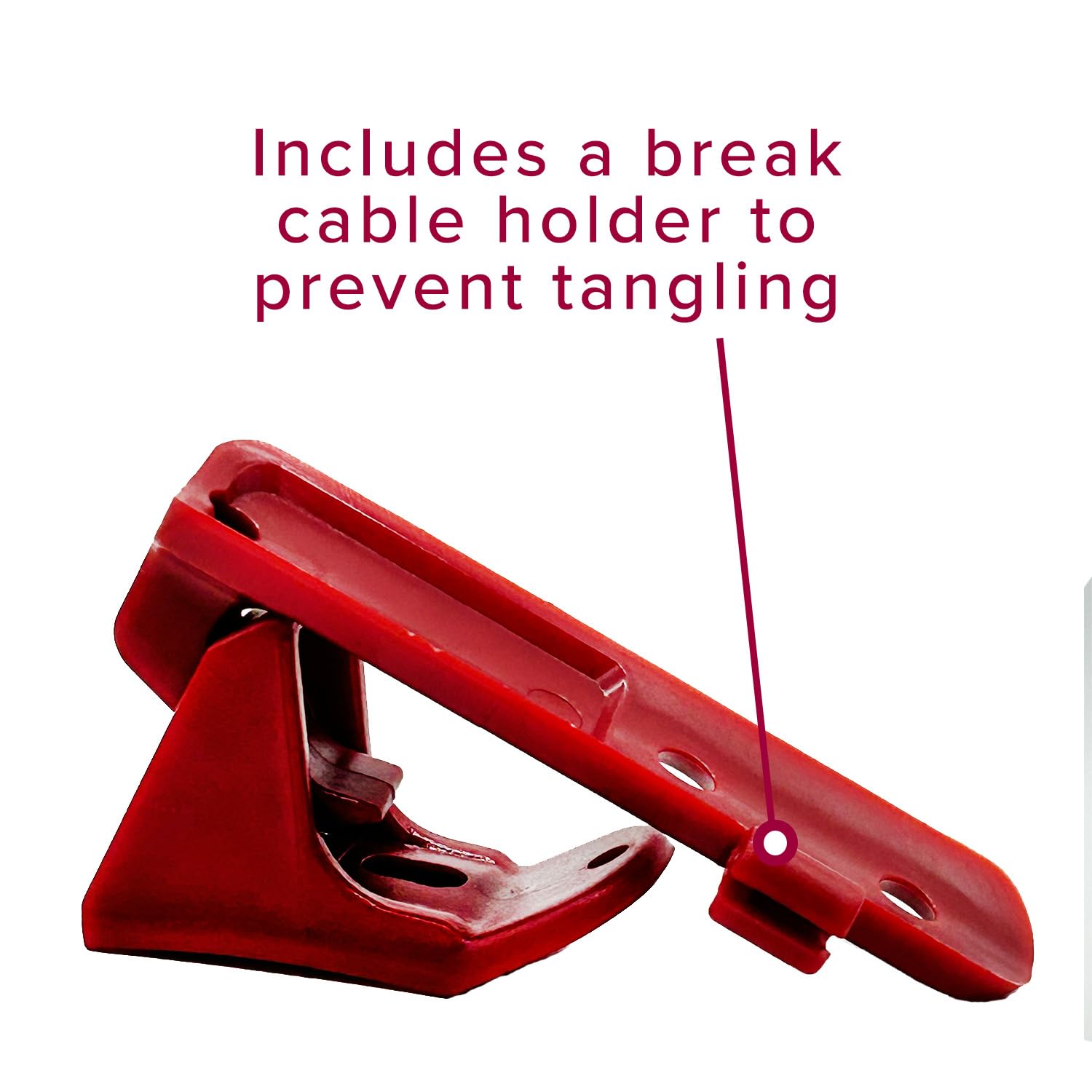 Alveytech Plastic Hook & Latch Set For Gotrax Scooter - Compatible With Gotrax Gxl V2, Xr, Ultra - Electric Scooter Clip - Red A