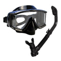 Snorkeling Scuba Dive Dry Snorkel Side-View Purge Mask Diving Gear, Allblack