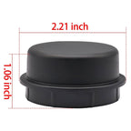 Panglong Golf Cart 2Pcs Front Hub Dust Cap Cover-Plastic Fits Club Car 2003-Up Ds, 2004-Up Precedent And 2018-Up Tempo Golf Cart