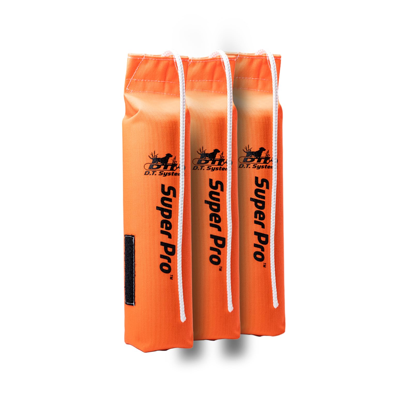 D.T. Systems Cordura Nylon Dog Training Dummy, Blaze Orange, Large, 3-Inch By 12-Inch, 3-Pack (83203)