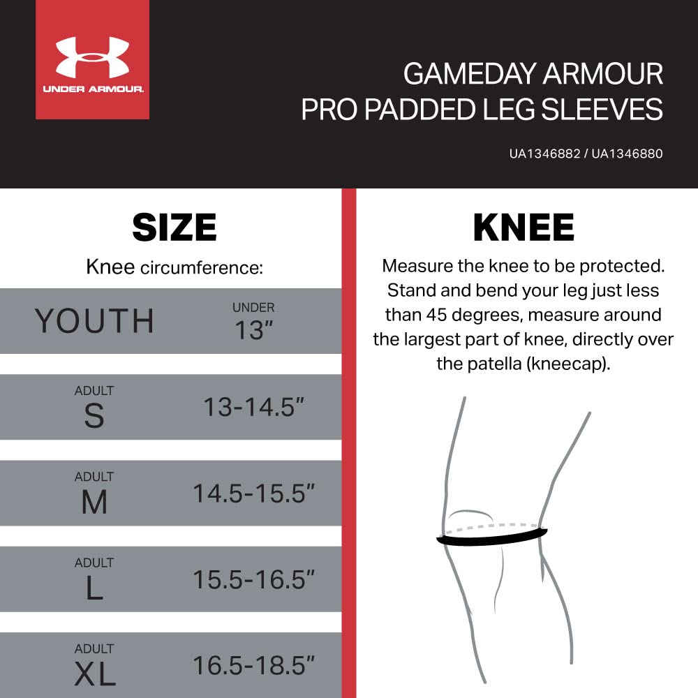 Armour 3 Knee Pads Yth White Osfm