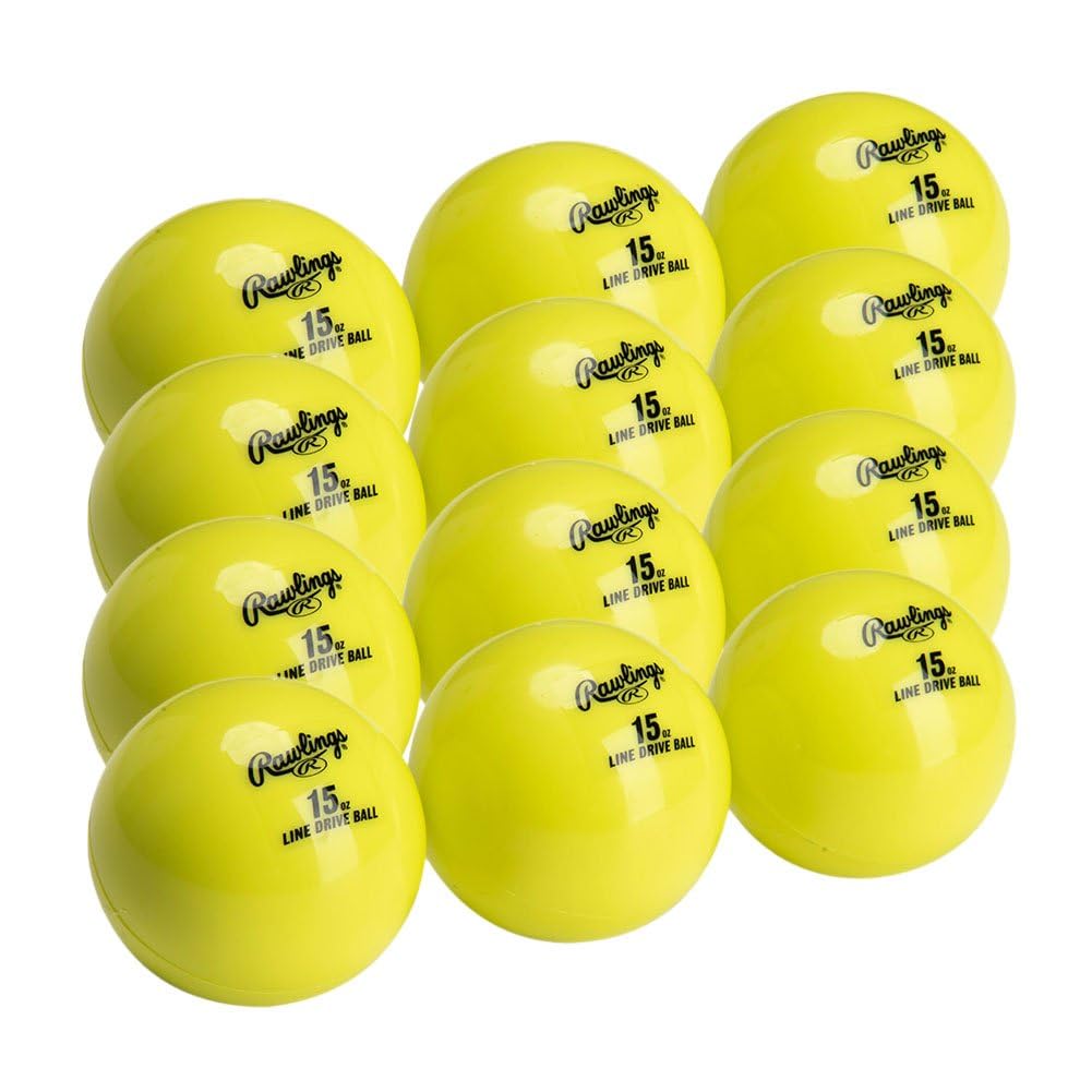 Rawlings | Line-Drive Weighted Training Ball | Baseball | 15oz. | 12-Pack