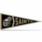 Rico Industries Nfl Football New Orleans Saints Retro - Alt 12'' X 30'' Felt Wall D  Cor Pennant - Great For Home/Bed Room/Man C