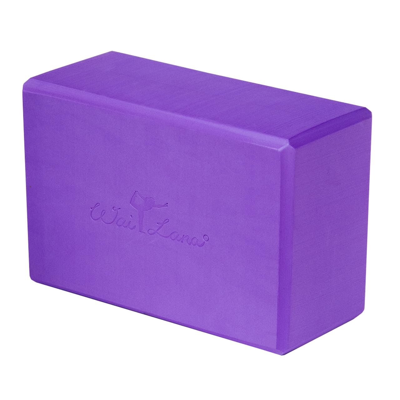 Wai Lana Foam Yoga Block (Blue, 3 Inch)