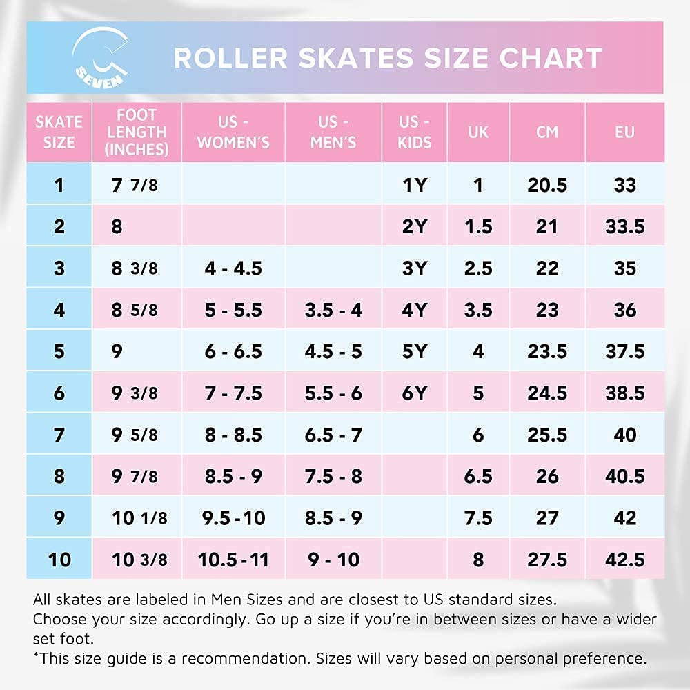 C Seven C7Skates Quad Roller Skates | Retro Design (Teal, Women'S 5 / Youth 4)