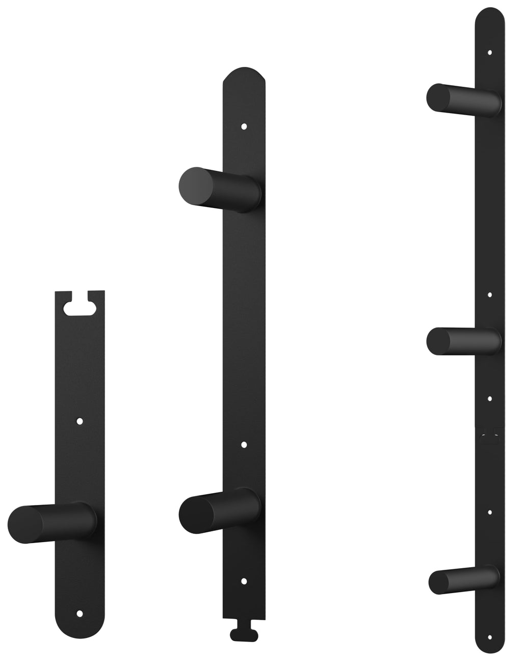 Fitvids Weight Plate Storage Rack, Weight Plate Holder Wall Mounted Bumper Plate Storage For Home Gym, Fit 2'' Olympic Plates, 3