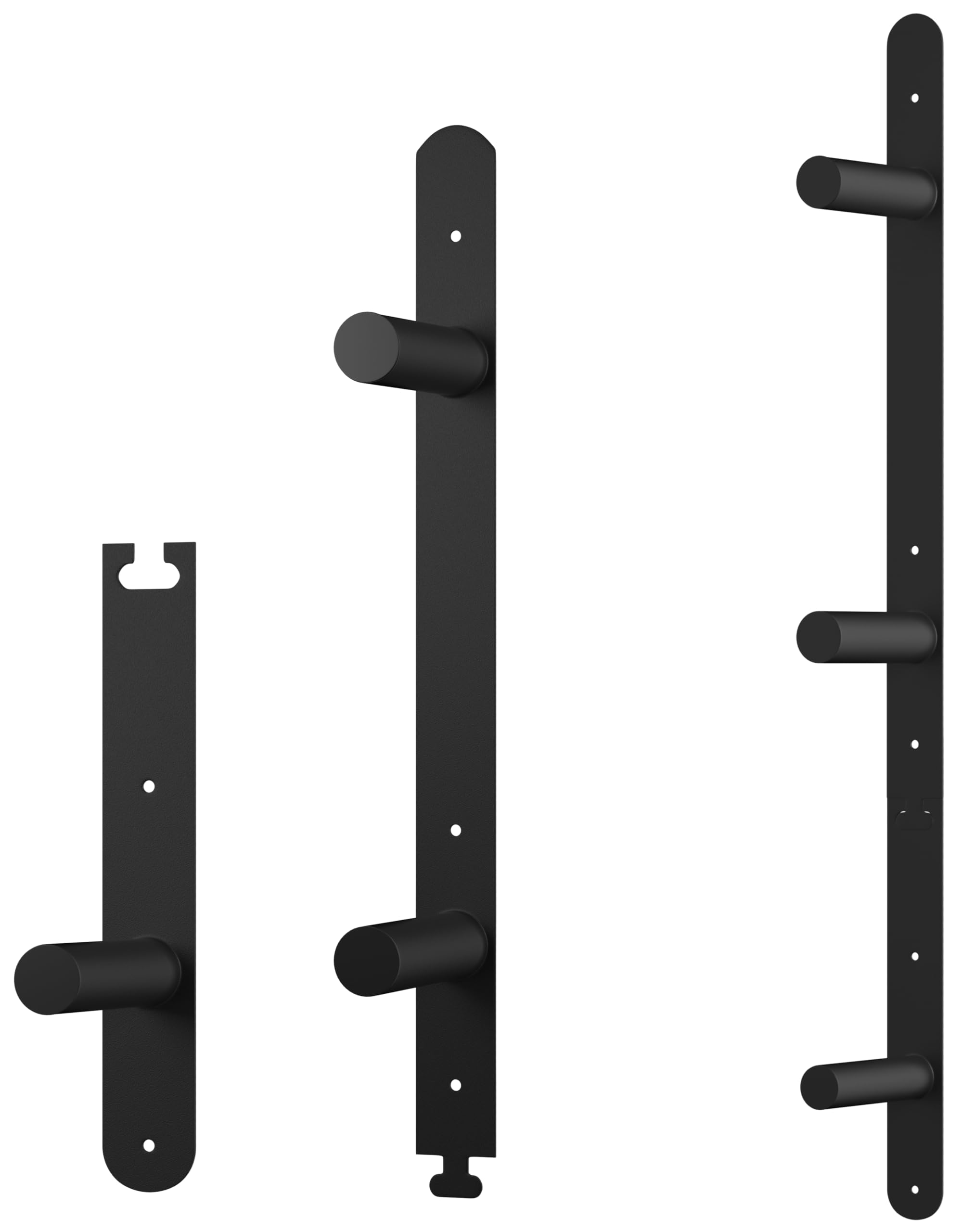 Fitvids Weight Plate Storage Rack, Weight Plate Holder Wall Mounted Bumper Plate Storage For Home Gym, Fit 2'' Olympic Plates, 3