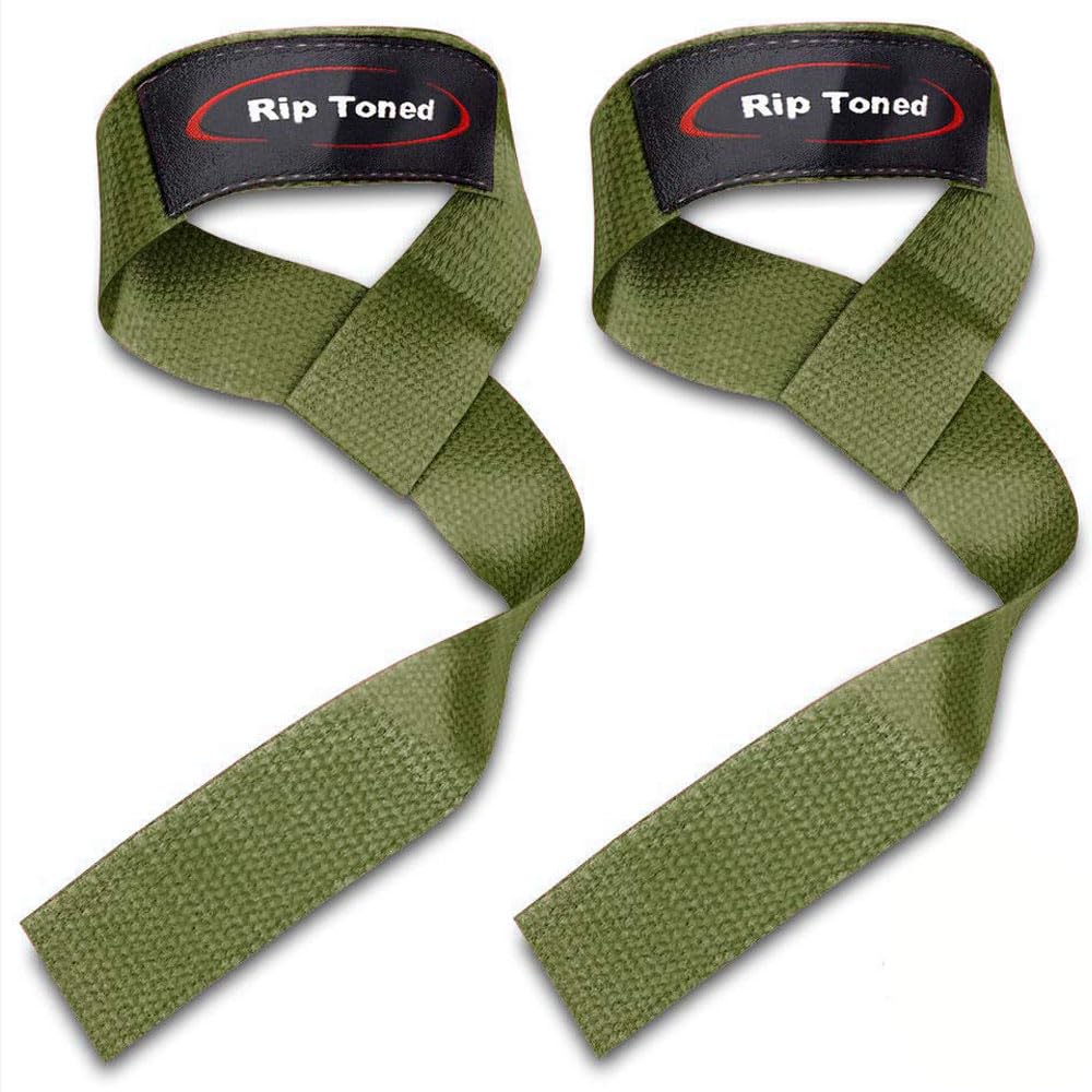 Rip Toned Performance Wrist Straps For Weightlifting - 23 '' Weight Lifting Straps For Men, Women (Padded) - Cotton Gym Wrist Wr