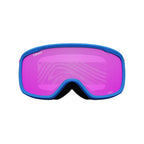 Giro Buster Youth Ski Goggles - Snowboard Goggles For Kids, Boys, And Girls - Namuk Dark Rose Strap With Amber Pink Lens