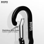 Booms Fishing Mrc Magnetic Net Release For Fly Fishing, Magnetic Quick Release Keychain, Magnet Clip Release With Coiled Lanyard