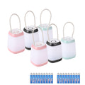 Hilngav 6 Pack LED Camping Light, 3 Modes Battery Powered Night Light for Indoor and Outdoor Emergency Light, Tent Lantern, Camp