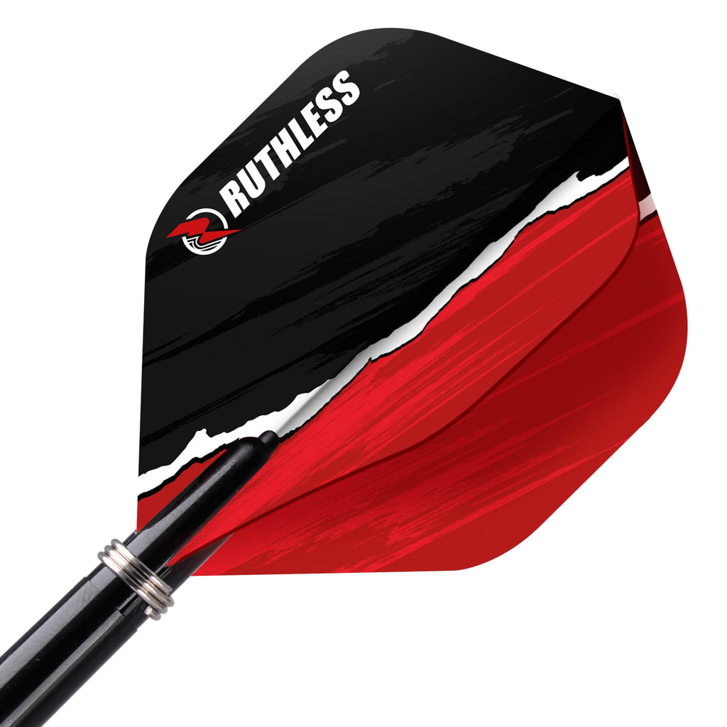 Ruthless Eagles  Steel Tip Brass Darts Set With Ringed Barrel Design, Dart Flights And Stems Included (D0455)