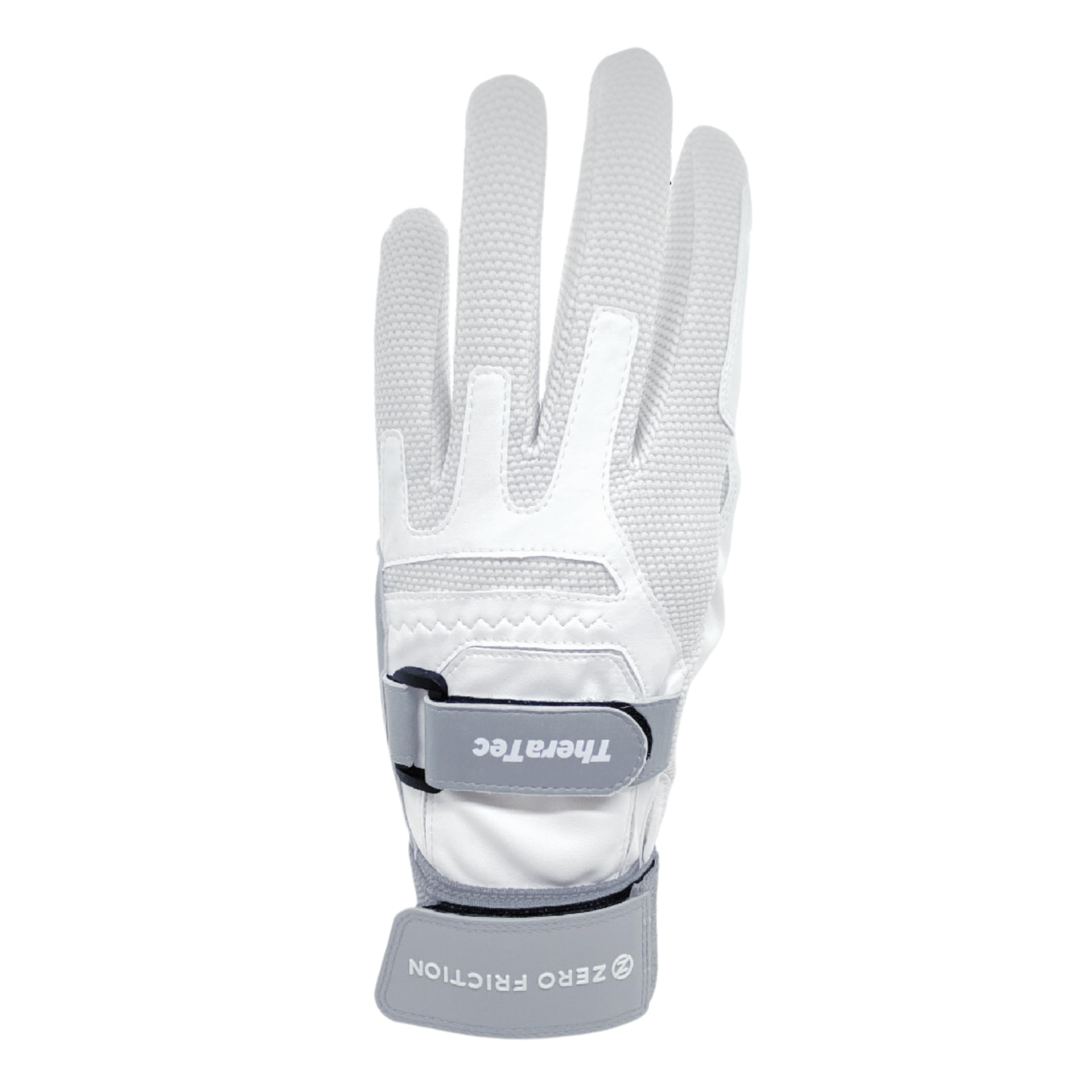 Zero Friction Mens TheraTec Golf Glove, Wrist Wrap, Universal-Fit, Left Hand